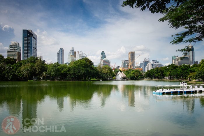 Lumphini Park y su famoso lago