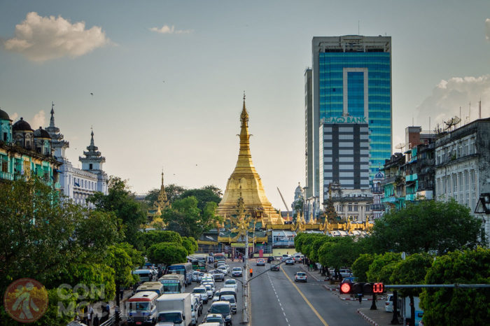 Sule Paya en Yangón
