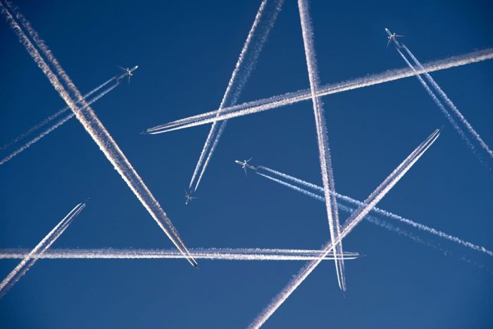 El CO2 y los aviones... Huella de carbono