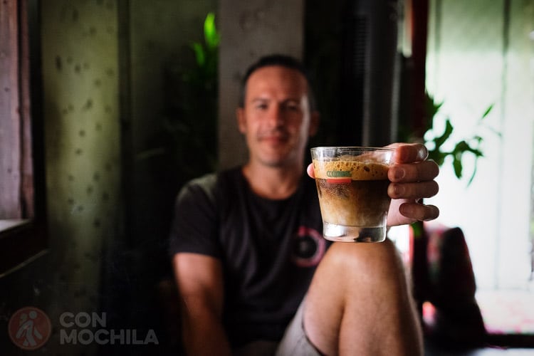 The popular Vietnamese coffee