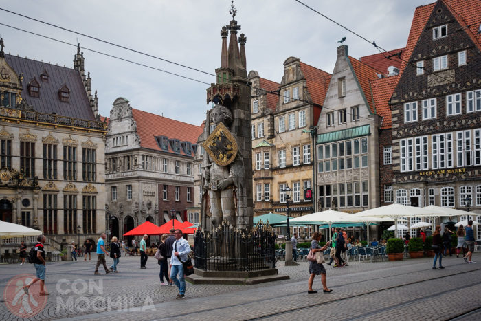 Edificios del oeste de la Marktplatz de Bremen