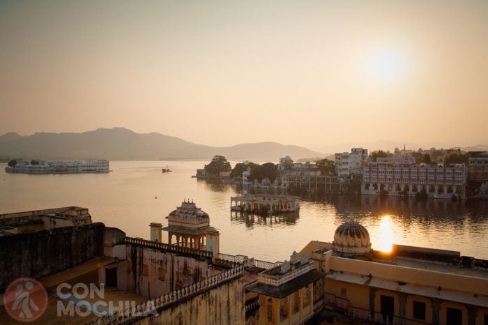 El lago Pichola de Udaipur