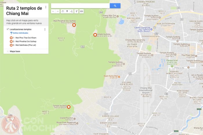 Ruta 2 templos de Chiang Mai