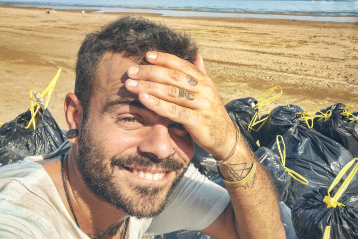 Día de recogida en el mar de Galilea
