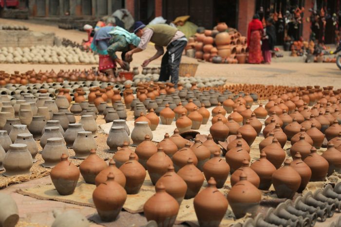Cerámica y artesanía en Bhaktapur