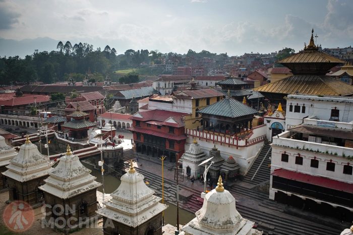 Vista de los ghats desde arriba