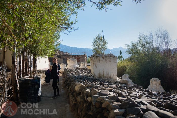Calles de Leh de camino al castillo