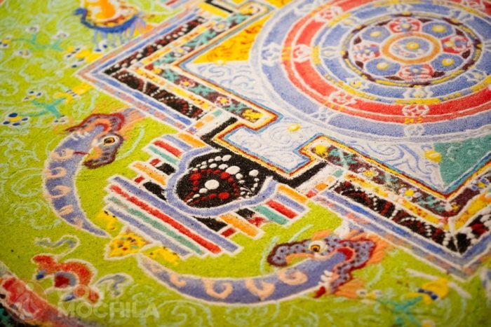 Mandala de arena tibetanos