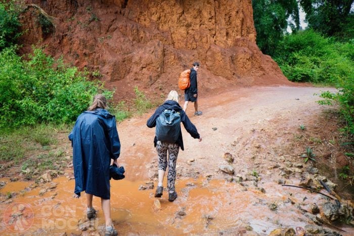 La jorobada del trekking de Kalaw