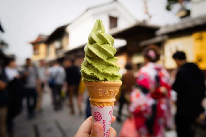 helado matcha