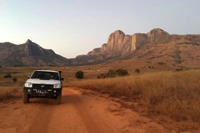 El 4x4 que nos acompaño en toda la aventura en Madagascar