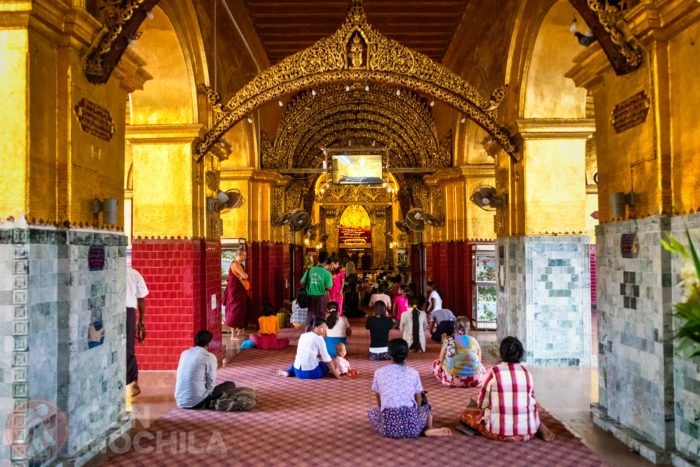 La imagen de Buda del Mahumuni paya