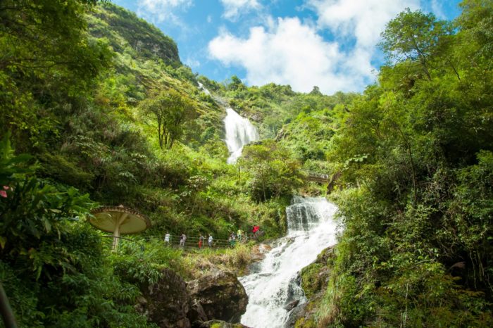 Thac Bac Silver waterfall en Sapa