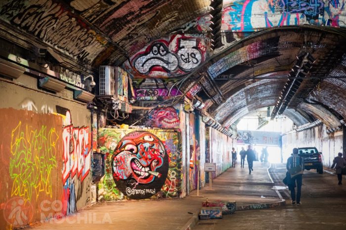 El tunel del graffiti en Southbank