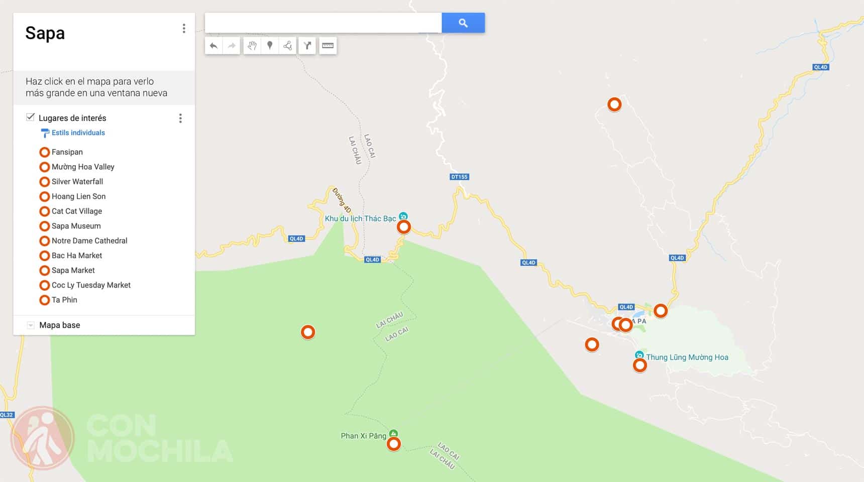 Mapa Sapa