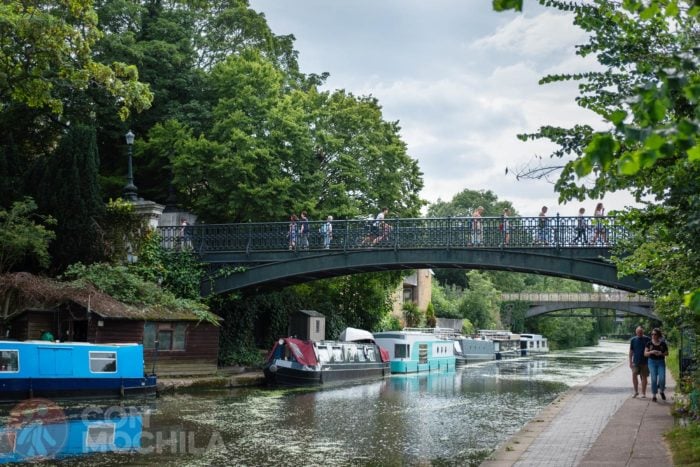 Puente de acceso a Regent's Park