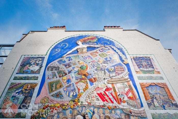 Mural en el Soho de Londres