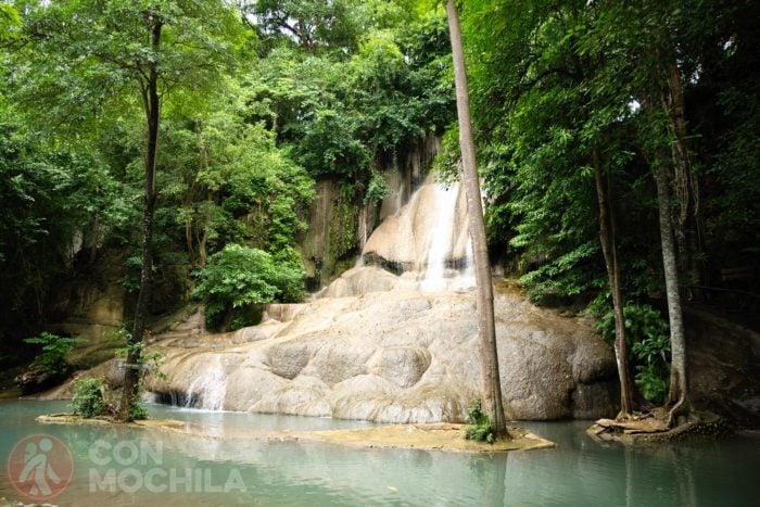 Detalle de la cascada