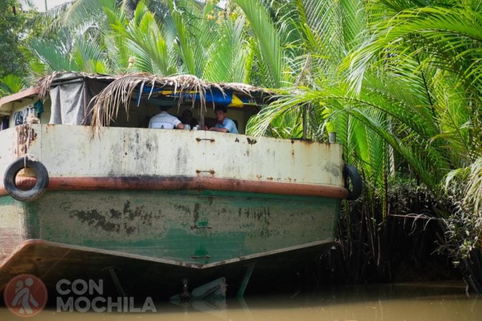Un breve descanso en un barco de carga