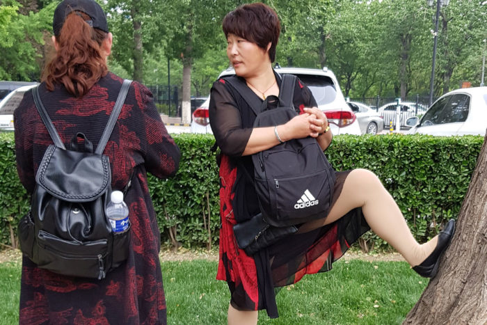 Mujer china en Pekín