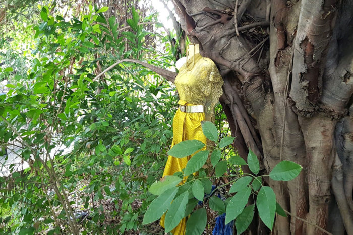vestido novia bosque Tailandia
