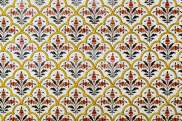 Mural decorativo en Bikaner
