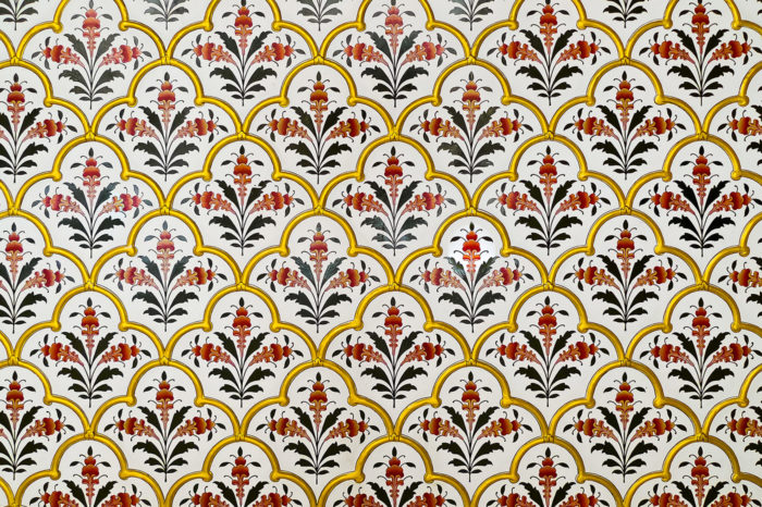 Mural decorativo en Bikaner