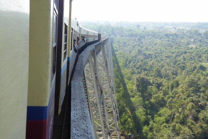 En el tren de Madalay a Hsipaw