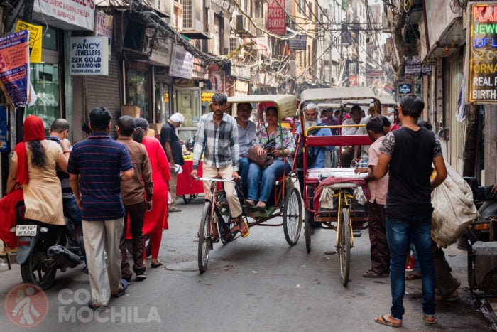 El rickshaw, el icónico transporte de India