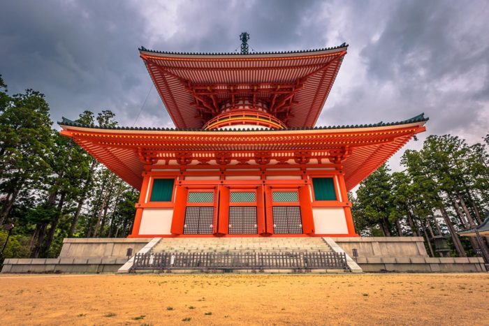 Uno de los edificios del Danjō-garan