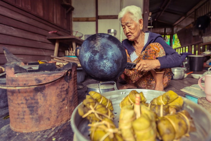 Mujer norte de Tailandia
