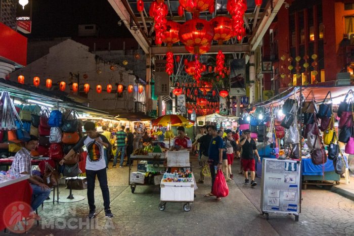 De compras por la chinatown de Kuala Lumpur