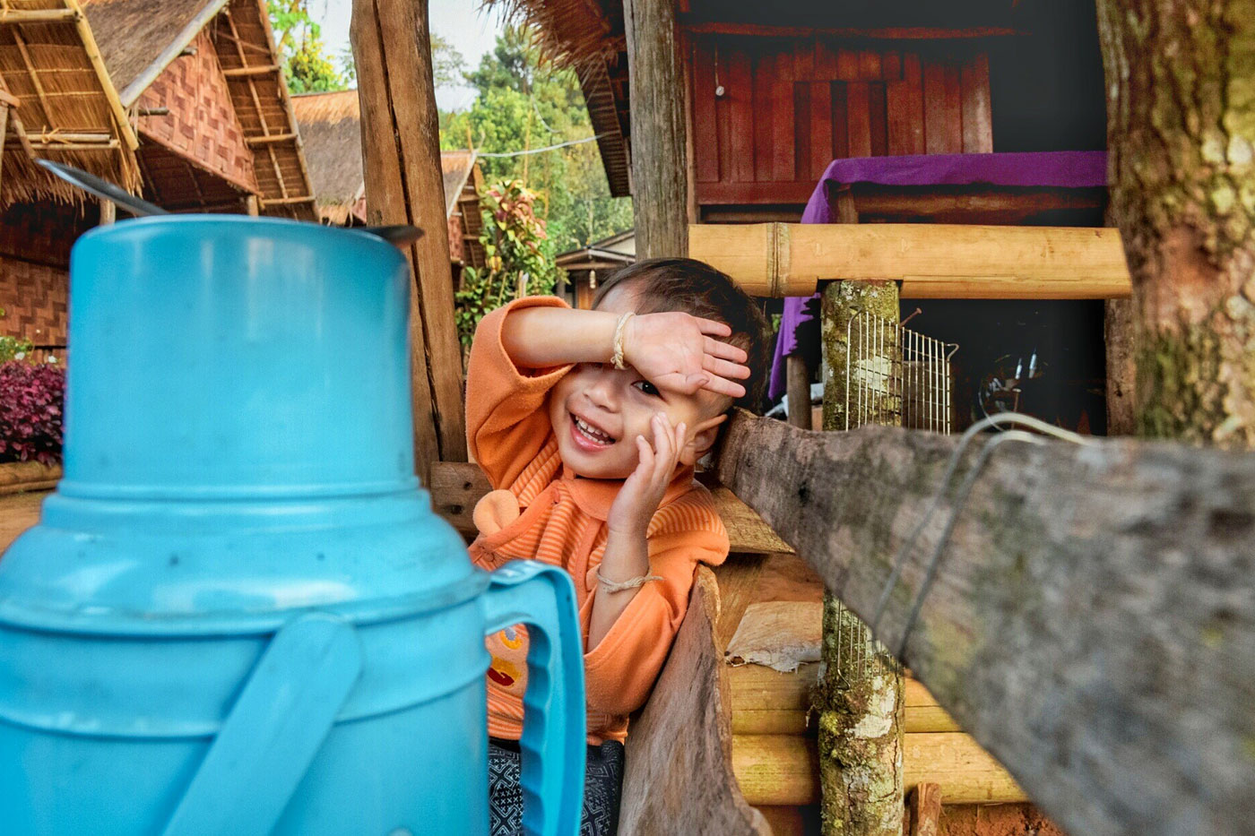 Tribu Tailandia niño