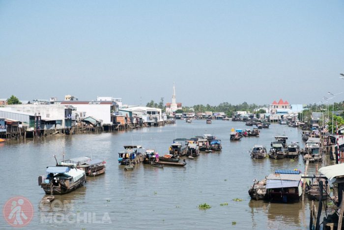 El Mekong visto desde uno de los puentes