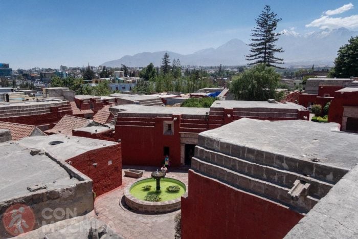 Vistas de Arequipa desde el monasterio