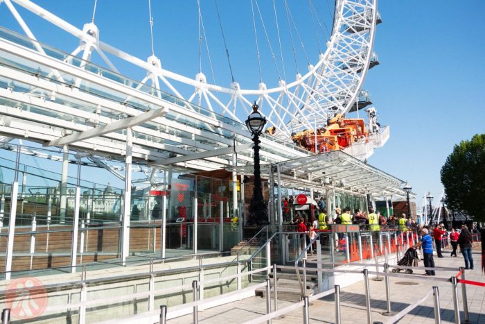 La entrada al London Eye