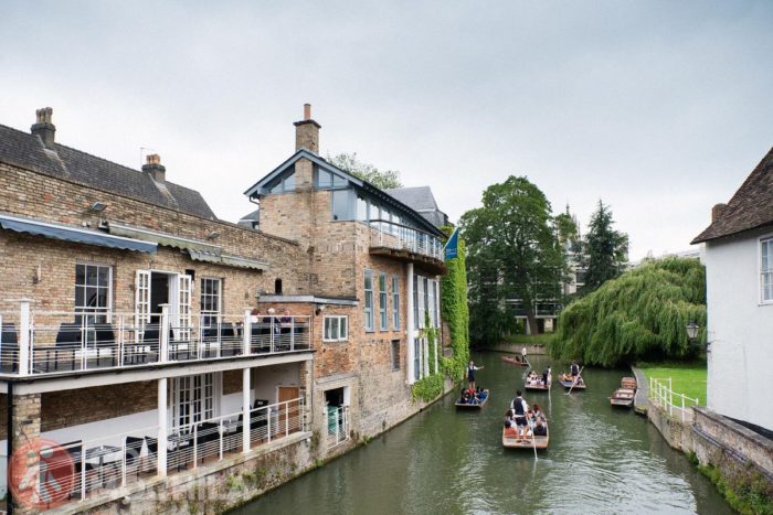 Típica estampa de Cambridge