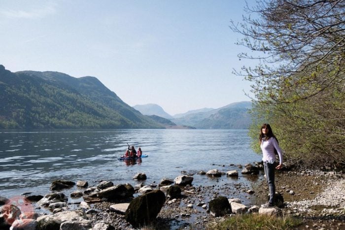 En canoa por el Windermere