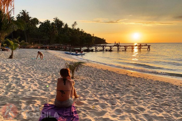 Últimos rayos del sol en Koh Kood