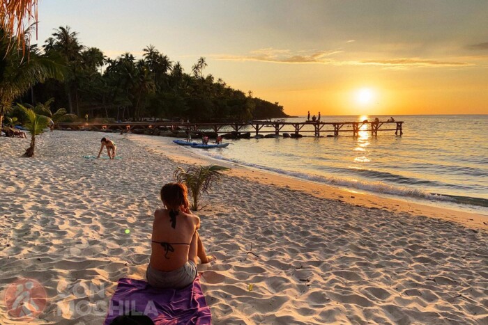Últimos rayos del sol en Koh Kood