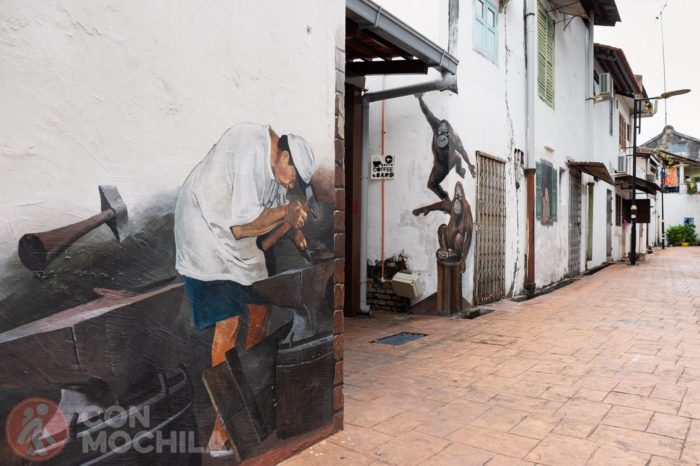 Arte urbano en Melaka