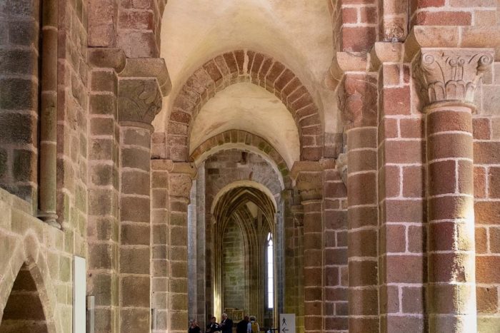 Interior de la abadía