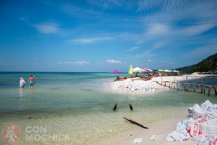 Aspecto de la playa