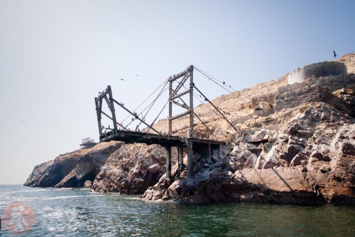 Estructura que nos recuerda el pasado exportados de guano de islas Ballestas