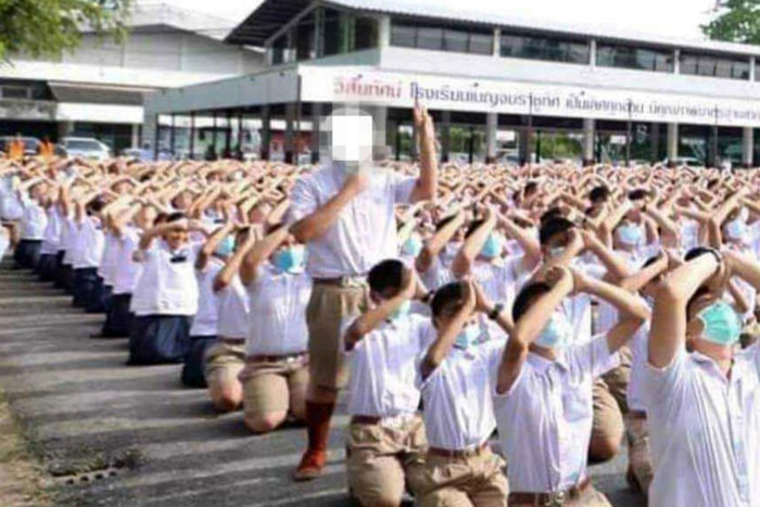 alumno tailandia rebelde