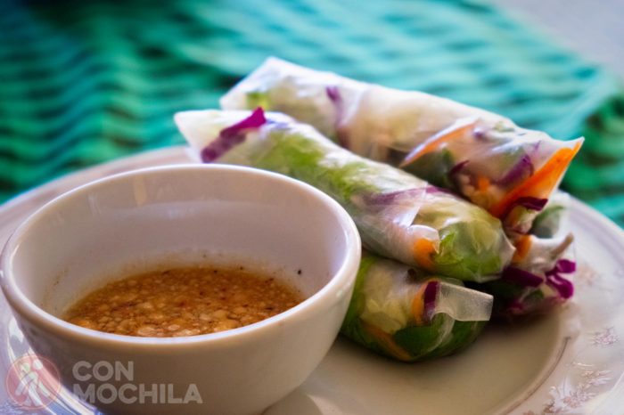 Rollitos de primavera veganos