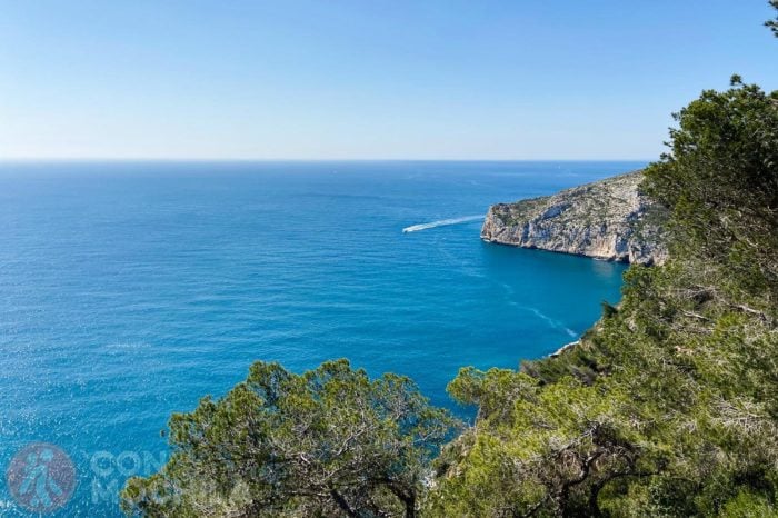 Vistas hacia el sur, Mirador castell de la Granadella