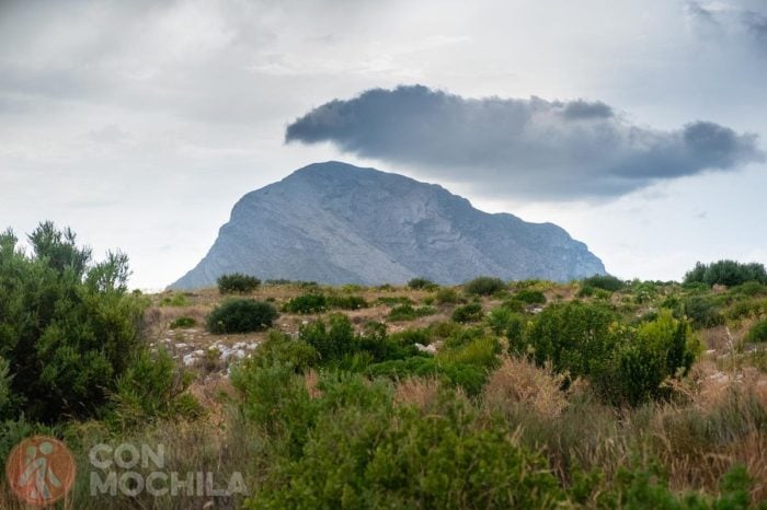 El montgó visto desde el Cap de Sant Antoni