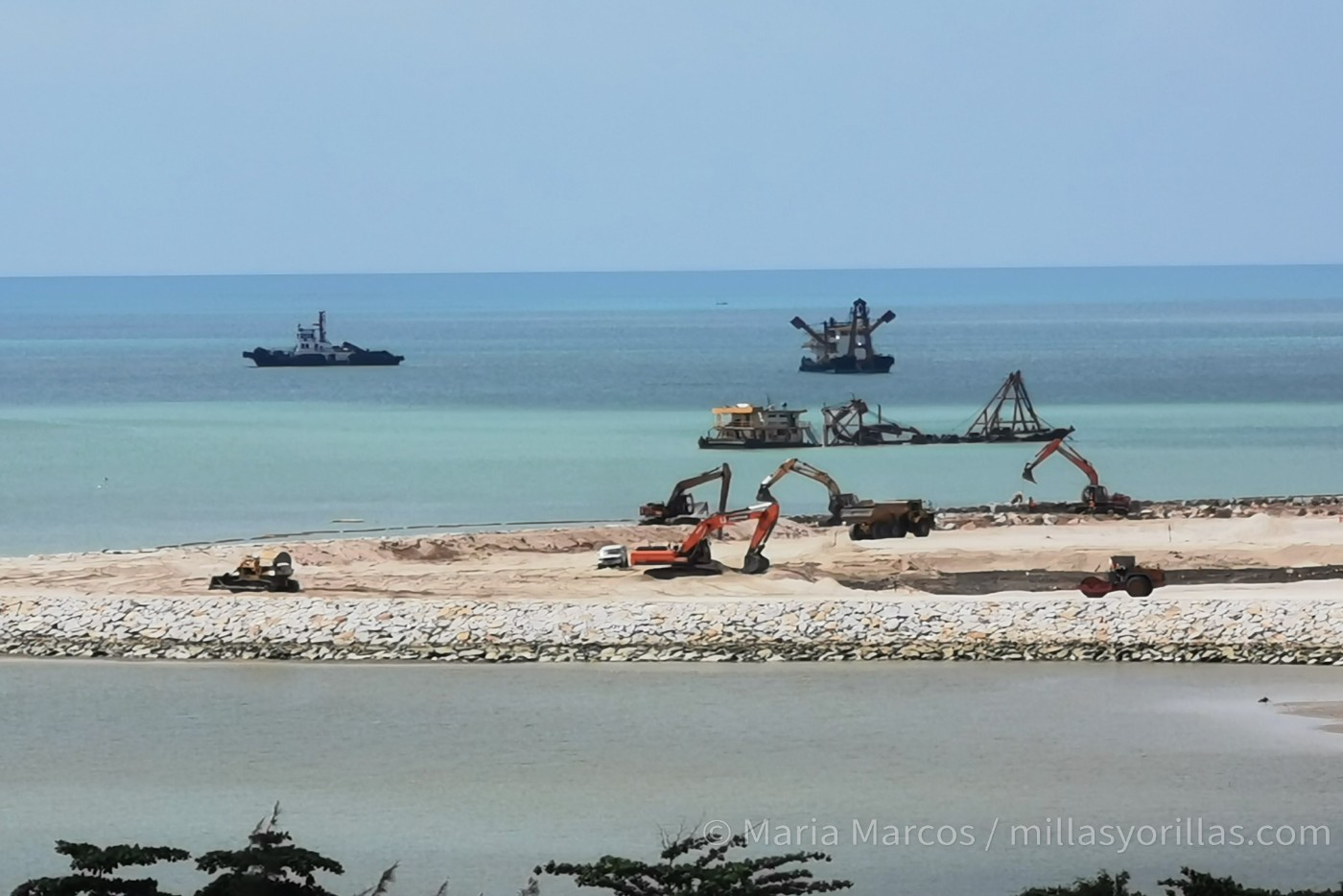 Robar terreno al mar para crear ciudades "sostenibles"