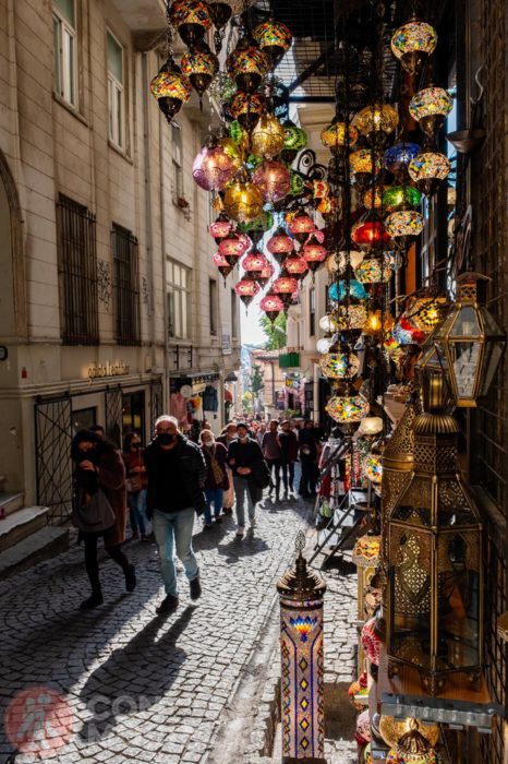 Una calle de Estambul